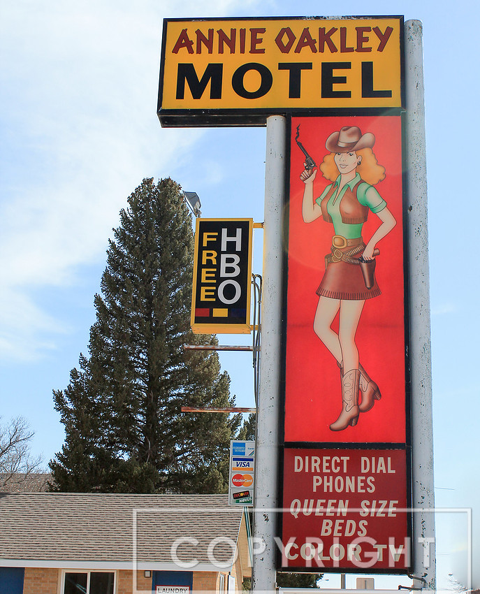 From the Annie Oakley Motel 1